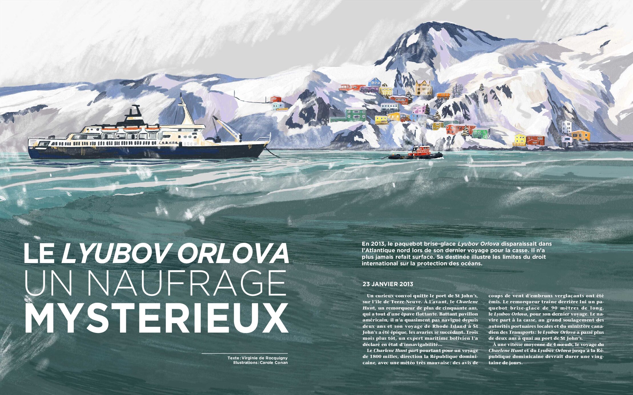 Sur les traces du Lyubov Orlova – Le Chasse-Marée