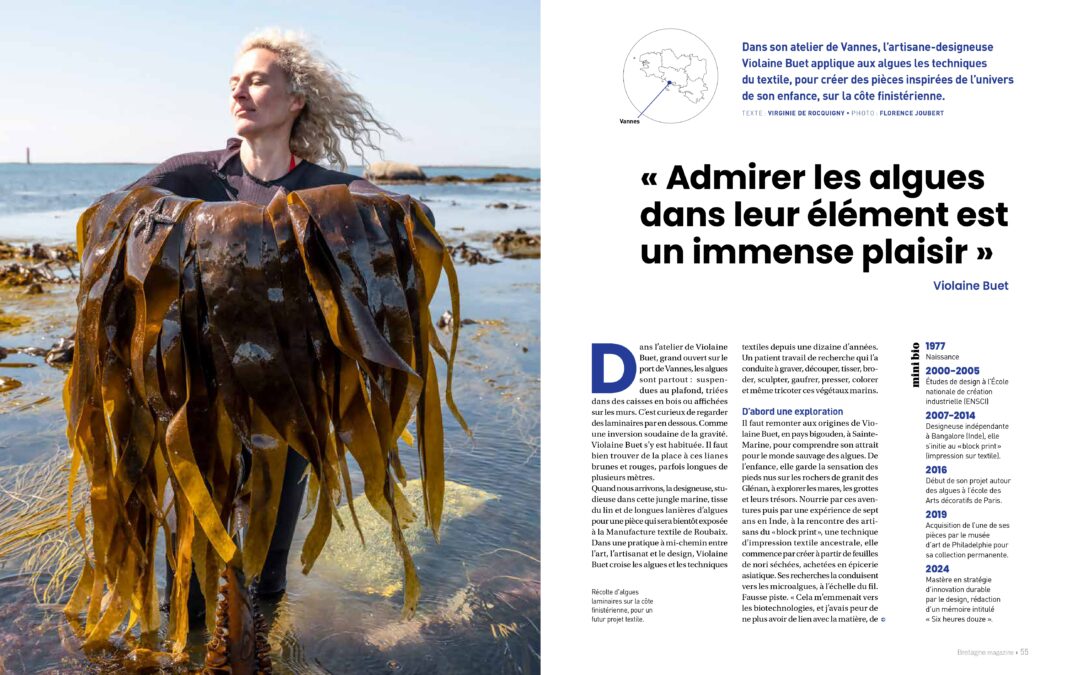 Portrait de la designeuse Violaine Buet