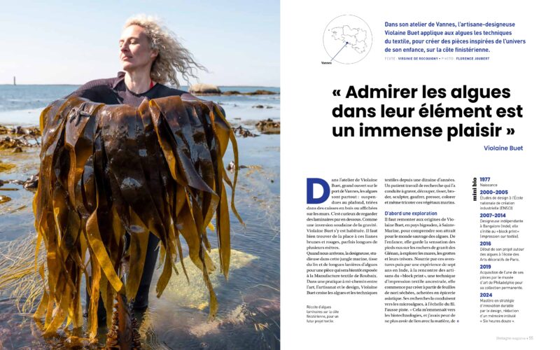 Portrait de la designeuse Violaine Buet